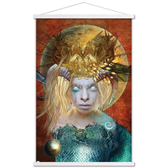 Jena DellaGrottaglia: Cosmic Zodiac - Capricorn Wall Poster with Magnetic Frame, 22.375" x 34"