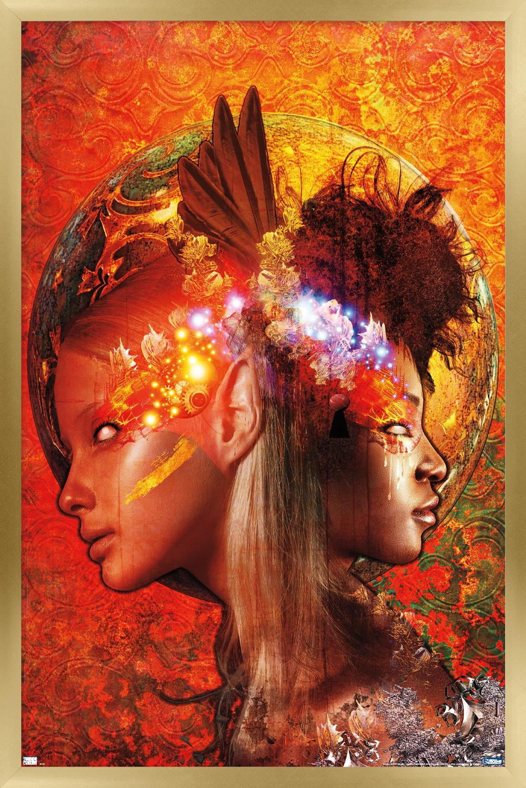 Jena DellaGrottaglia: Cosmic Zodiac - Gemini Wall Poster, 14.725" x 22.375" Framed