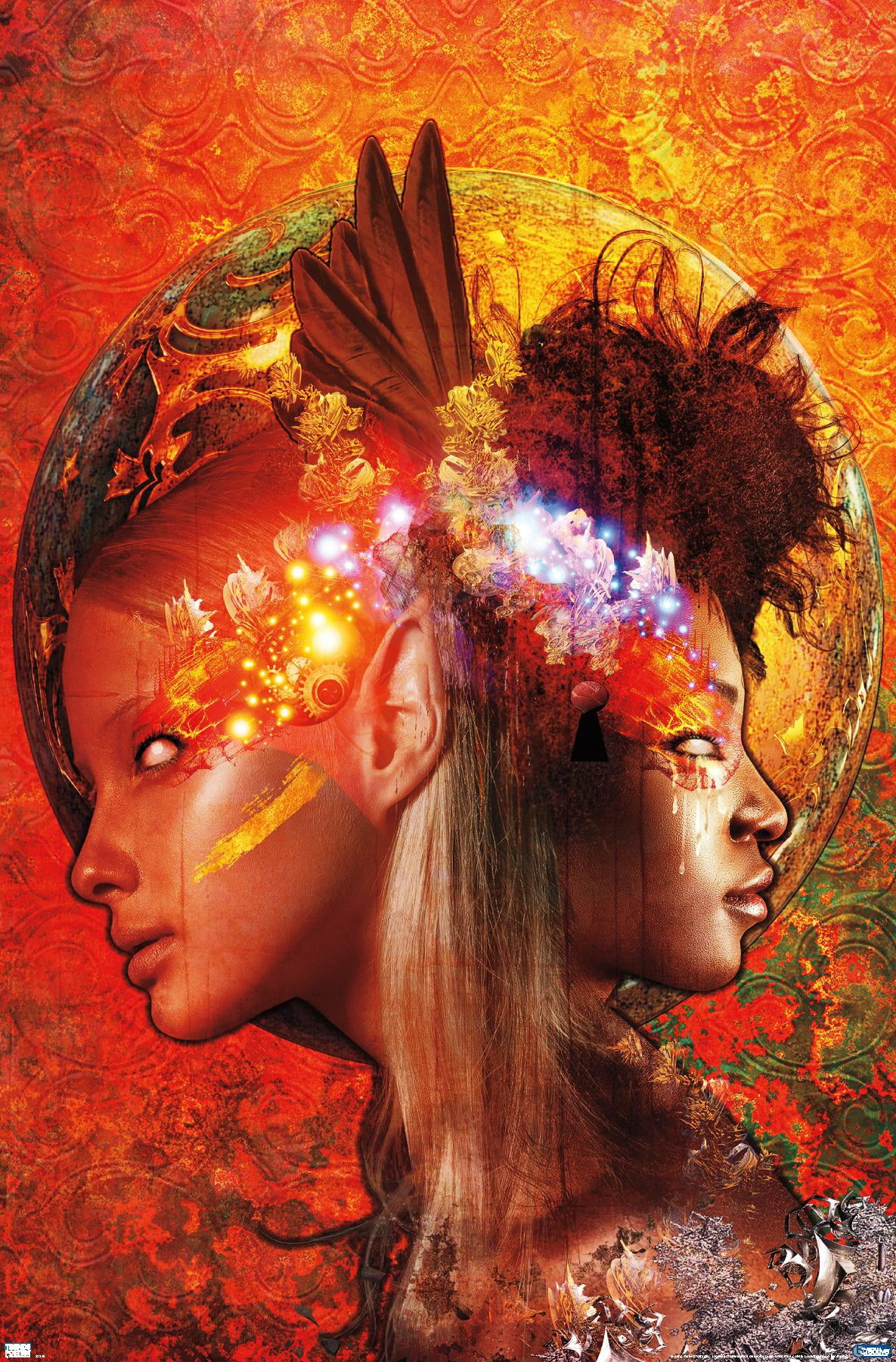 Jena DellaGrottaglia: Cosmic Zodiac - Gemini Wall Poster, 14.725" x 22.375"