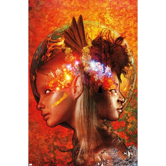 Jena DellaGrottaglia: Cosmic Zodiac - Gemini Wall Poster, 22.375" x 34"