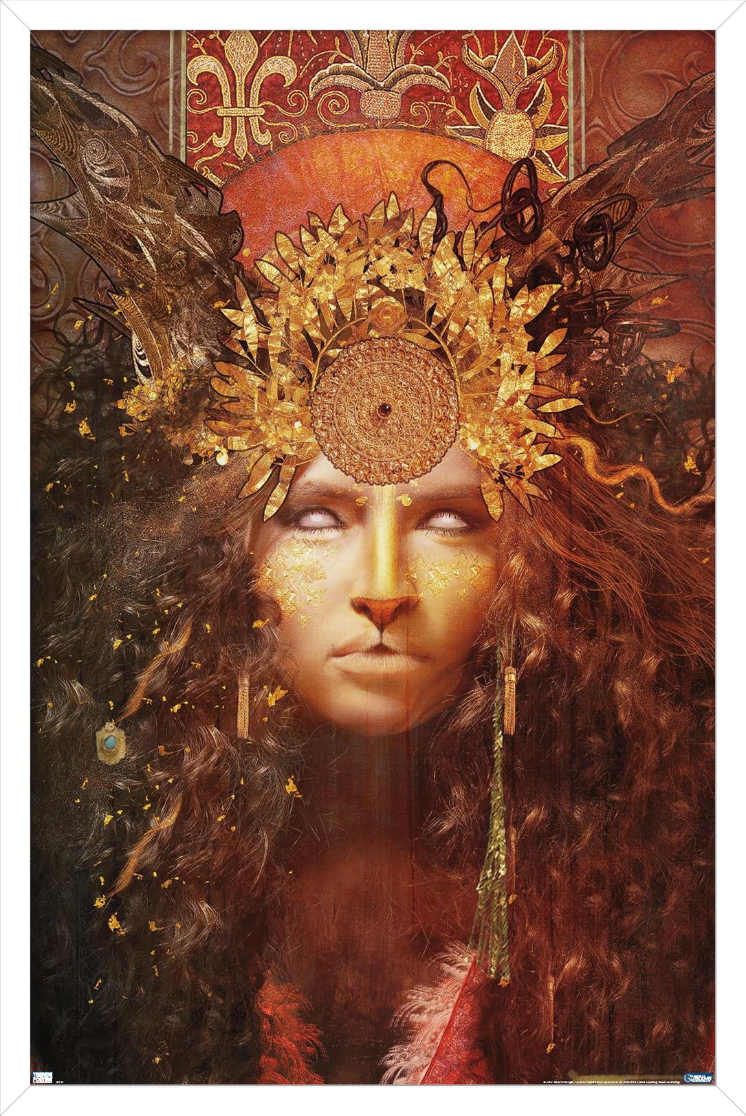 Jena DellaGrottaglia: Cosmic Zodiac - Leo Wall Poster, 14.725" x 22.375" Framed