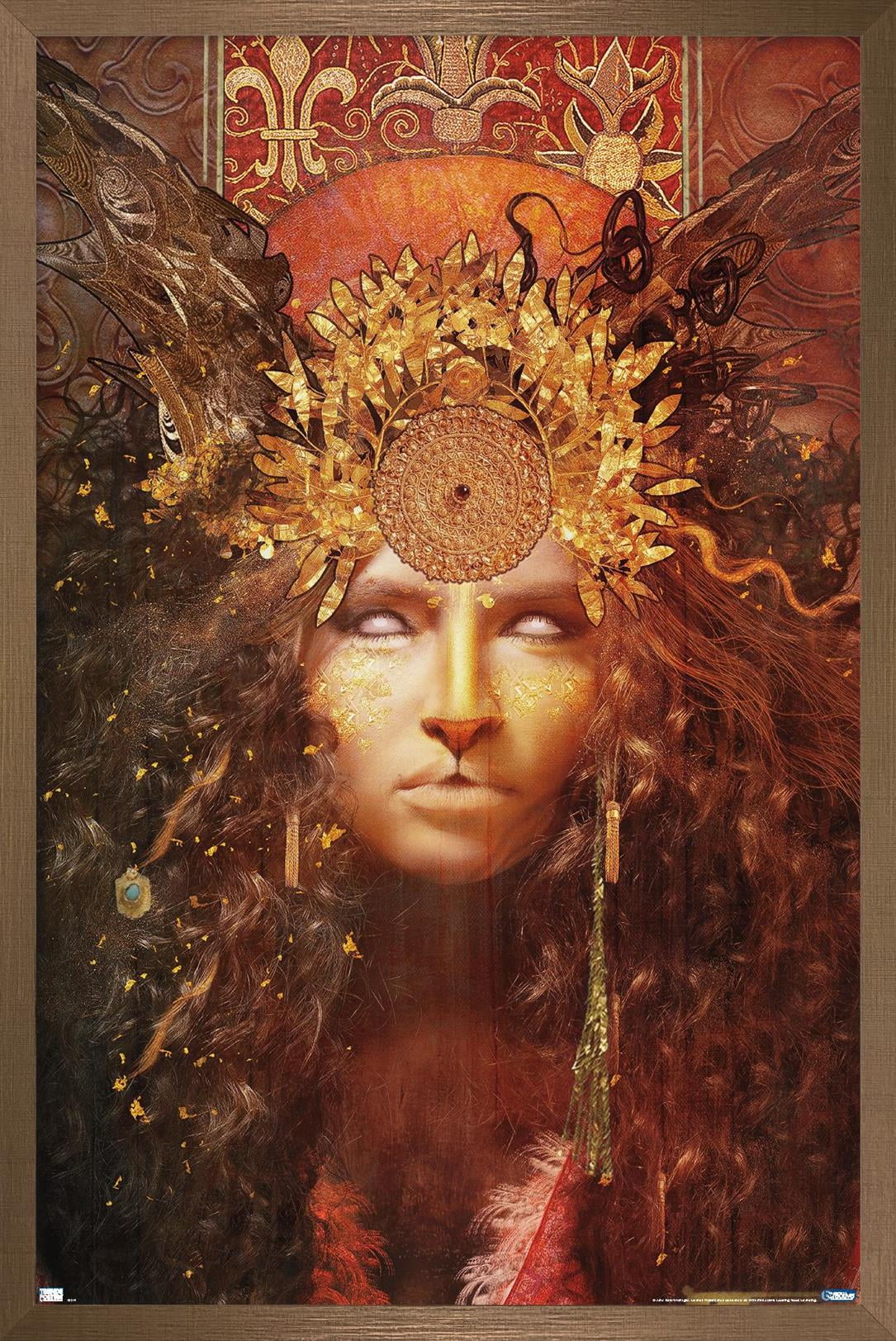 Jena DellaGrottaglia: Cosmic Zodiac - Leo Wall Poster, 14.725" x 22.375" Framed