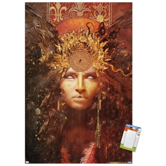 Jena DellaGrottaglia: Cosmic Zodiac - Leo Wall Poster, 22.375" x 34"