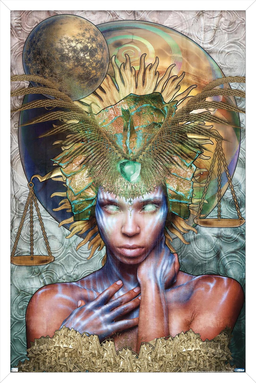 Jena DellaGrottaglia: Cosmic Zodiac - Libra Wall Poster, 14.725" x 22.375" Framed