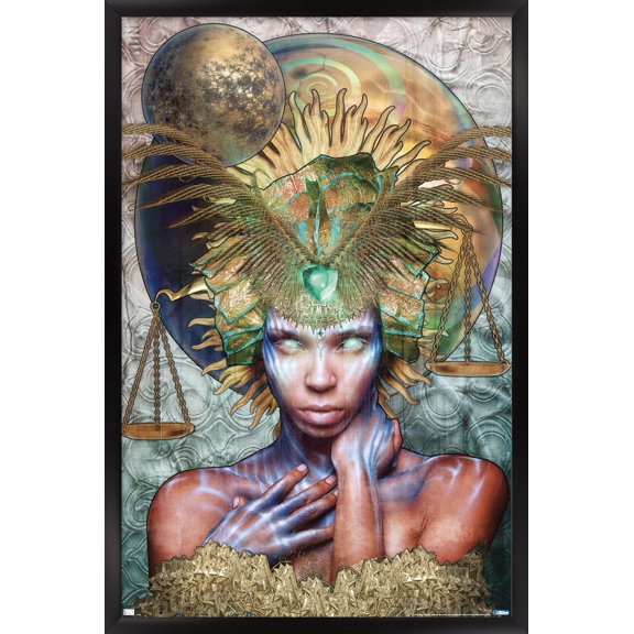 Jena DellaGrottaglia: Cosmic Zodiac - Libra Wall Poster, 14.725" x 22.375" Framed