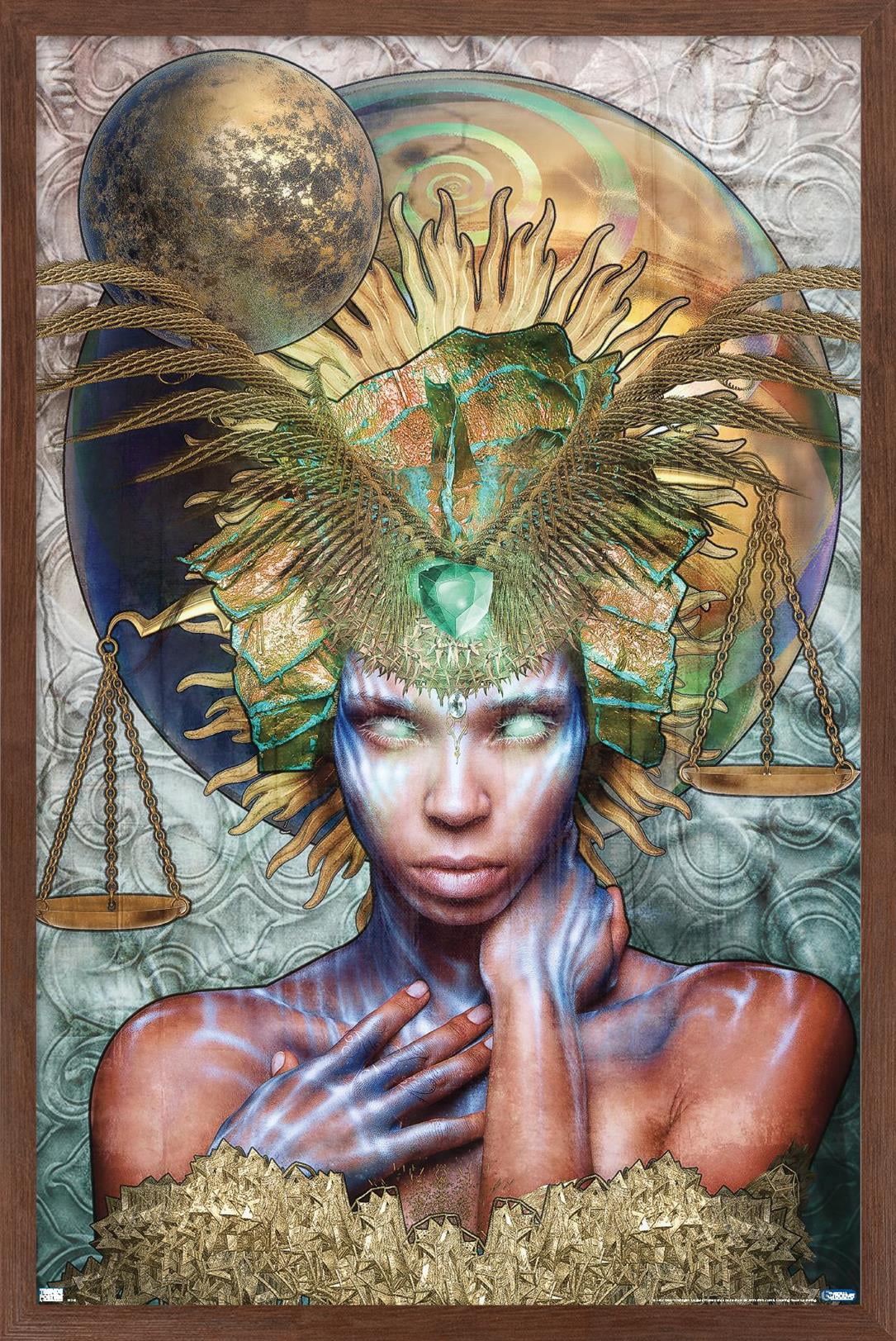 Jena DellaGrottaglia: Cosmic Zodiac - Libra Wall Poster, 14.725" x 22.375" Framed