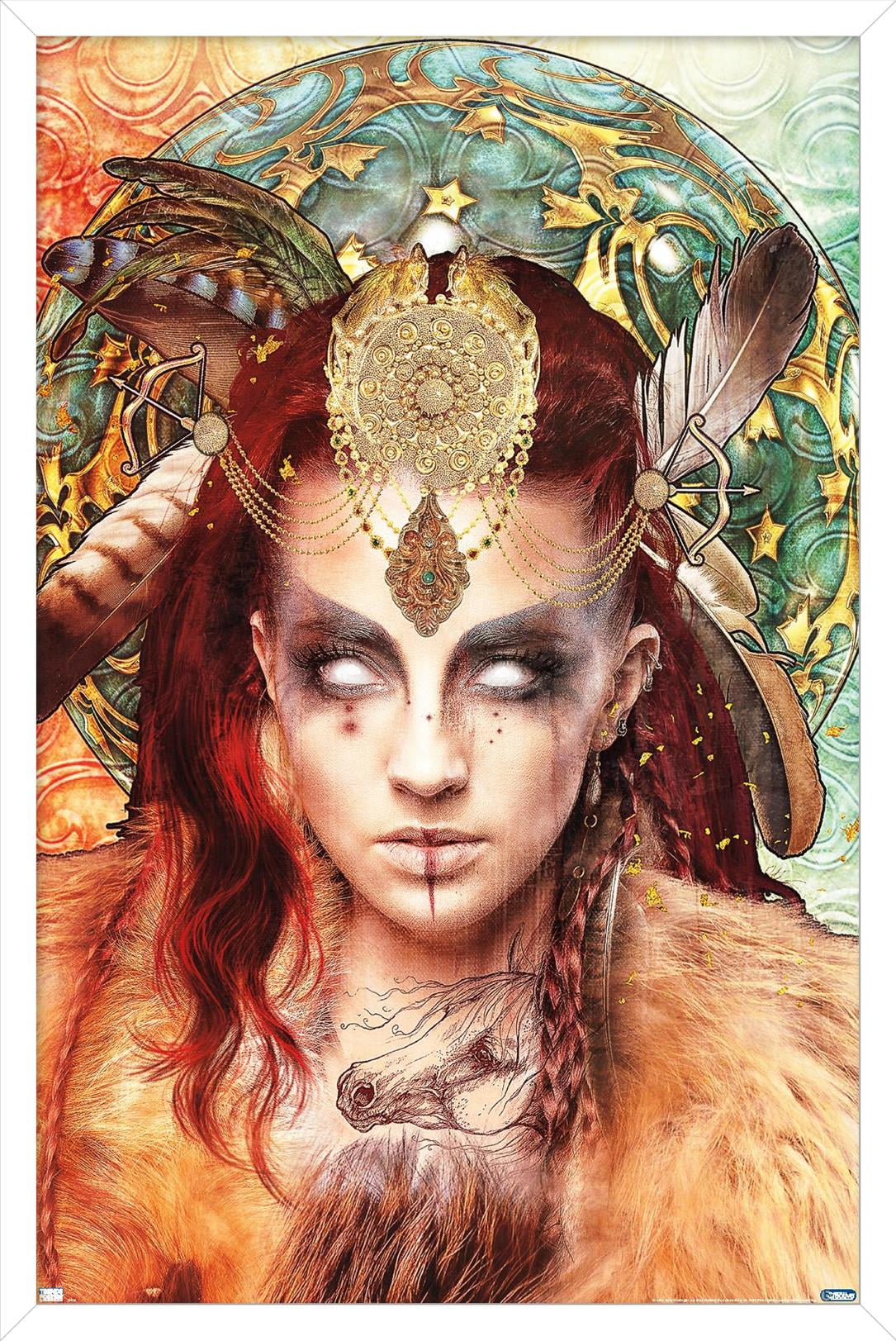 Jena DellaGrottaglia: Cosmic Zodiac - Sagittarius Wall Poster, 14.725" x 22.375" Framed