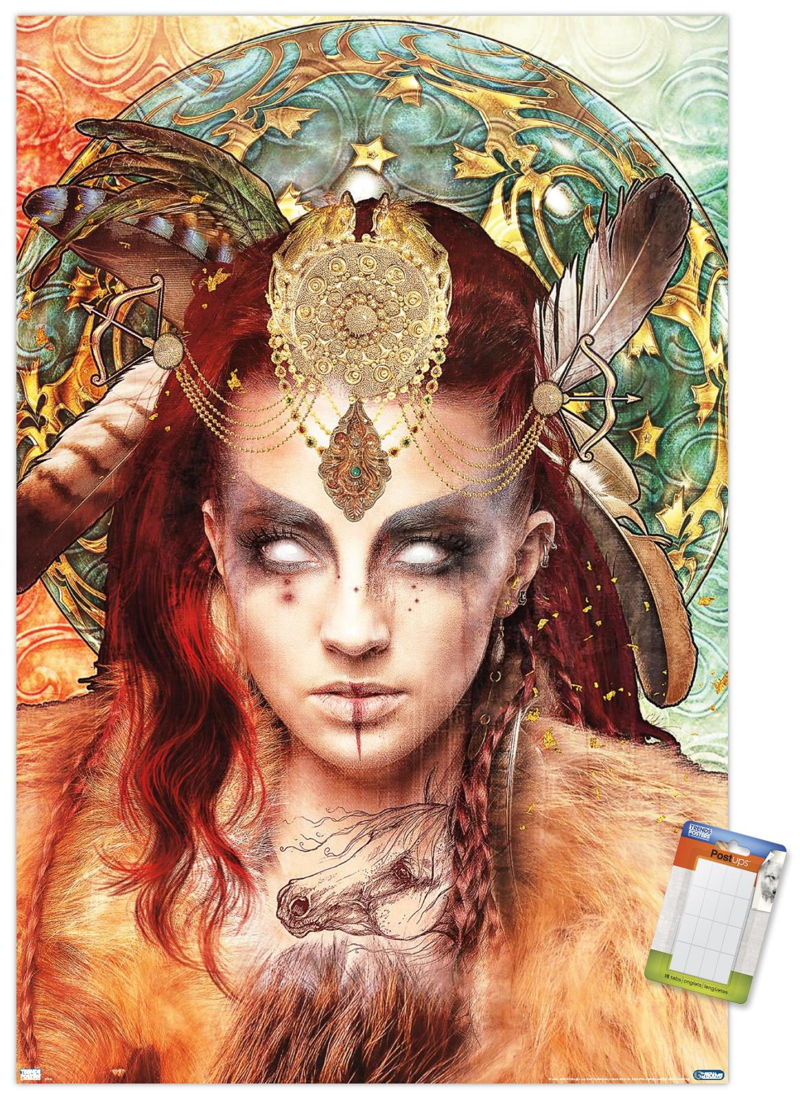 Jena DellaGrottaglia: Cosmic Zodiac - Sagittarius Wall Poster, 14.725" x 22.375"