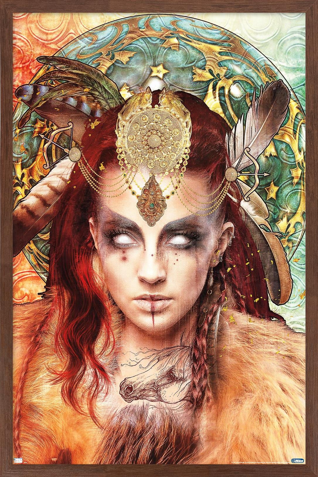 Jena DellaGrottaglia: Cosmic Zodiac - Sagittarius Wall Poster, 22.375" x 34" Framed