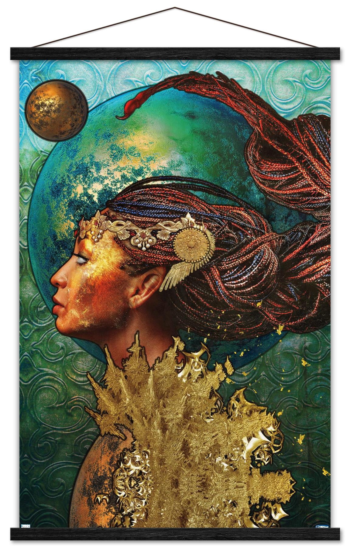 Jena DellaGrottaglia: Cosmic Zodiac - Scorpio Wall Poster with Magnetic Frame, 22.375" x 34"