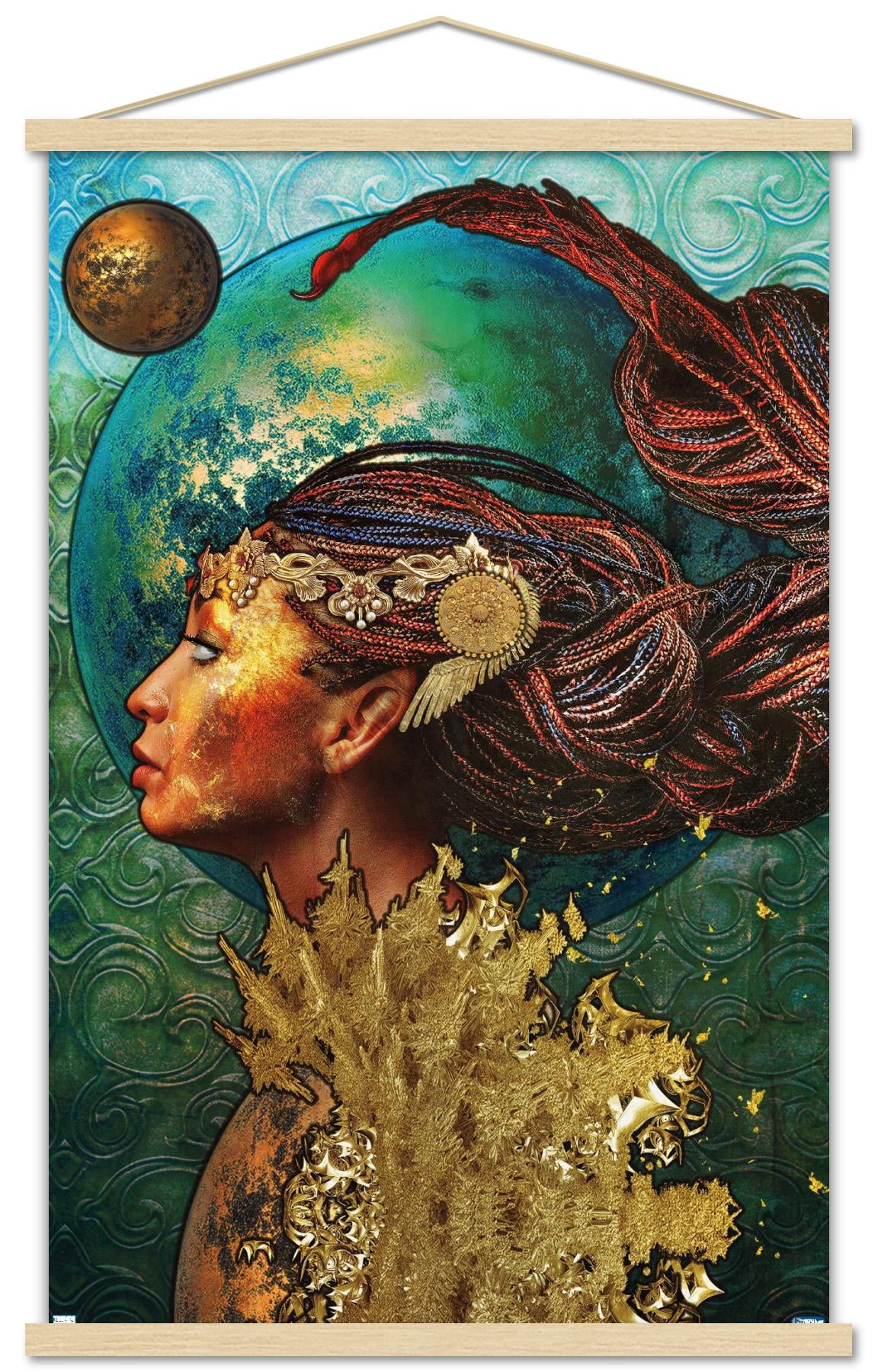 Jena DellaGrottaglia: Cosmic Zodiac - Scorpio Wall Poster with Magnetic Frame, 22.375" x 34"