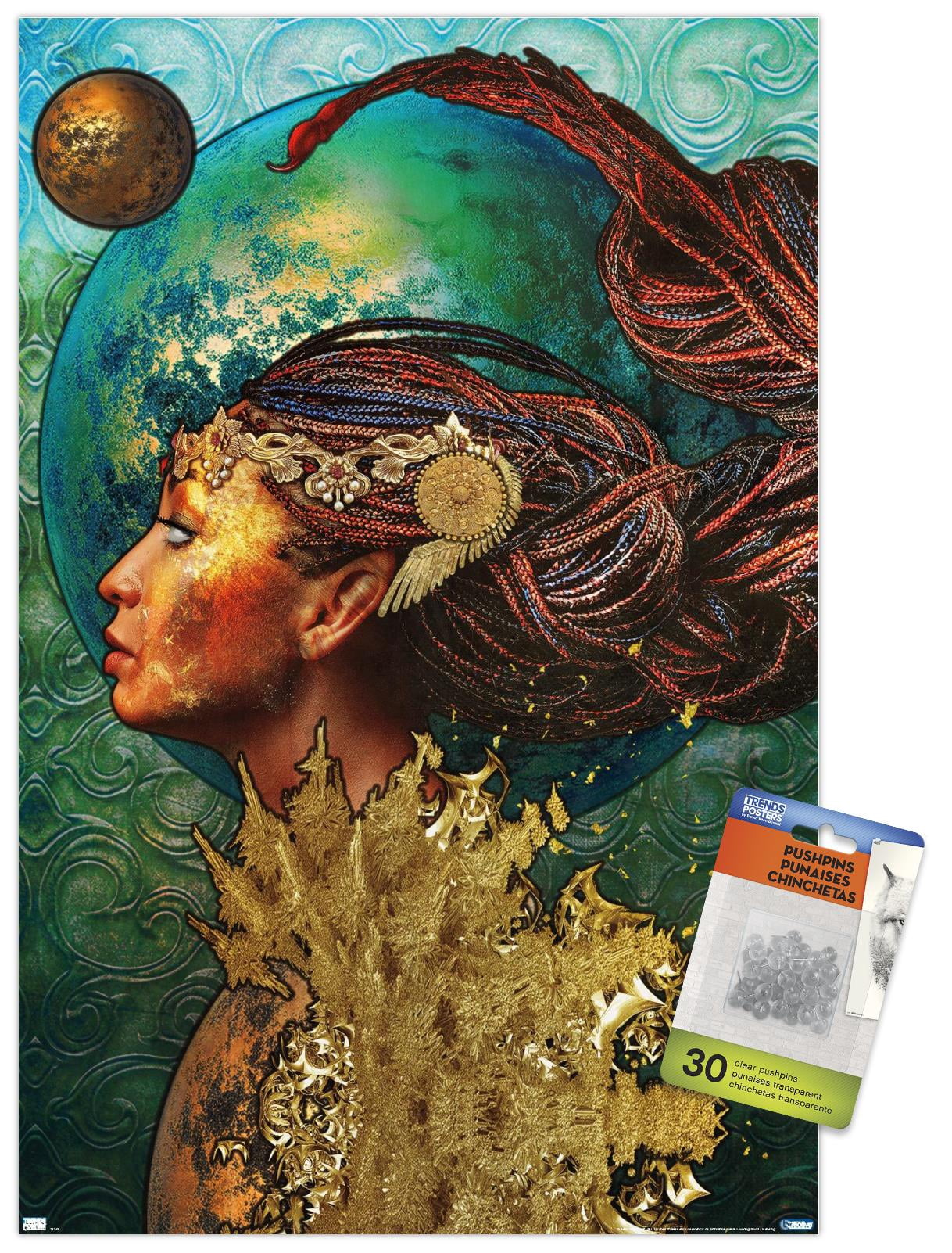 Jena DellaGrottaglia: Cosmic Zodiac - Scorpio Wall Poster with Push Pins, 14.725" x 22.375"