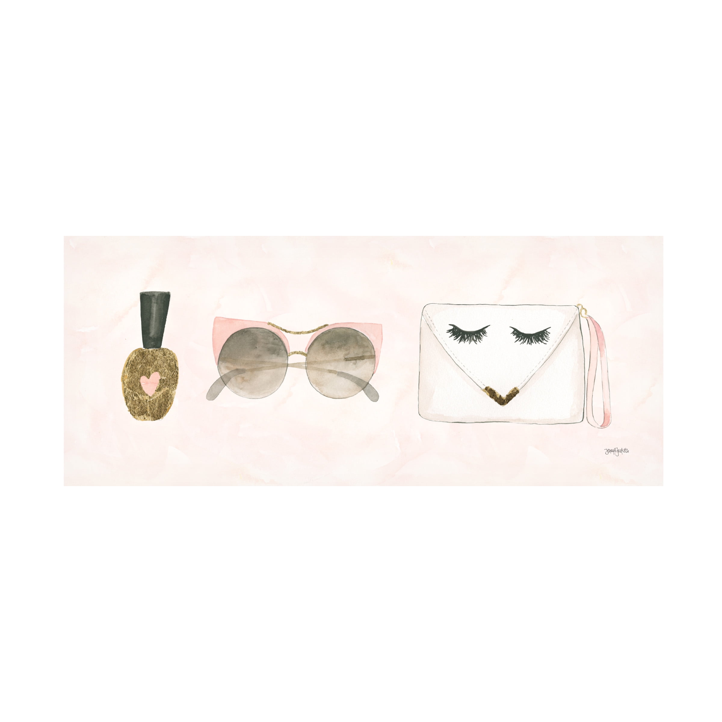 Jenaya Jackson 'Boss Ladies X Pink' Canvas Art