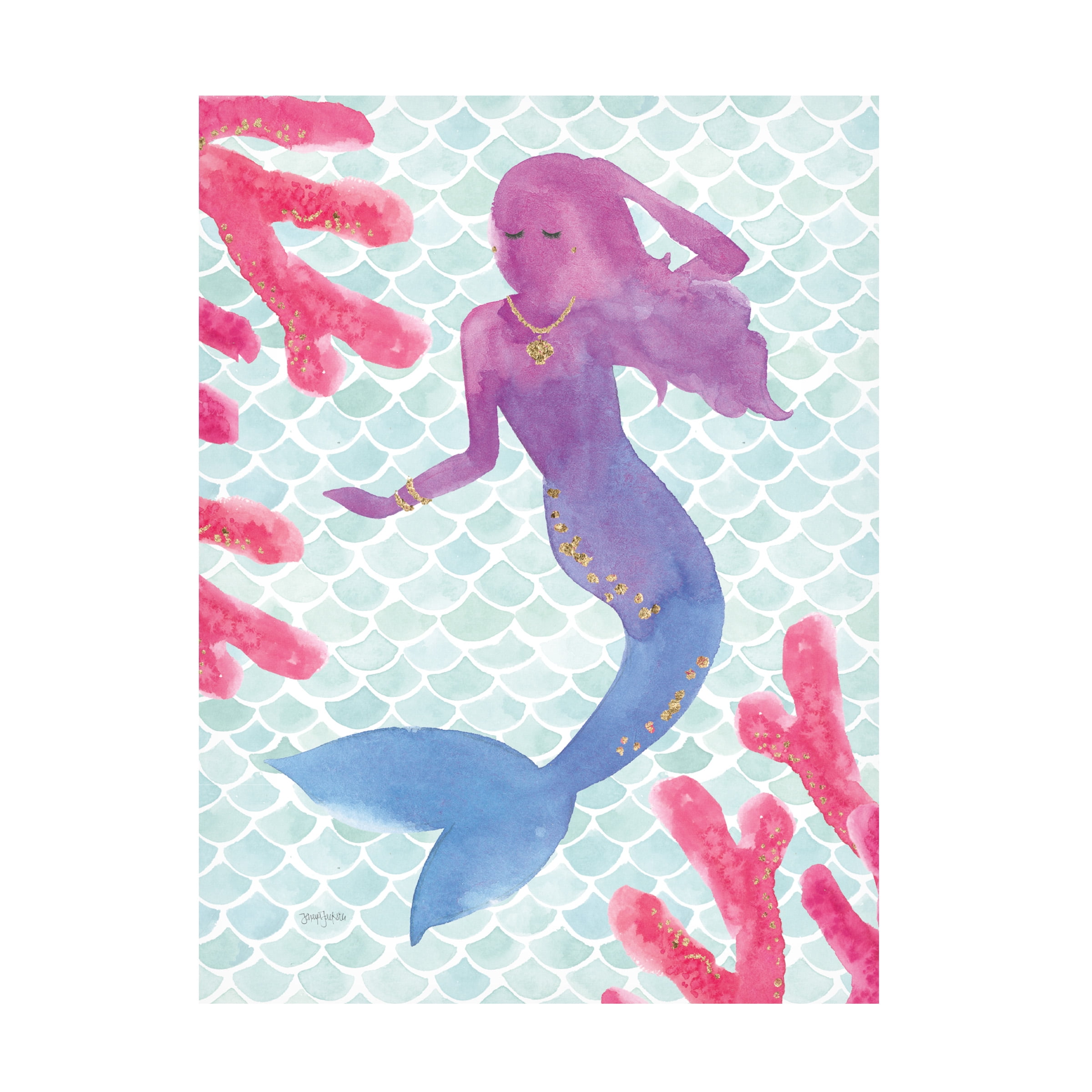 Jenaya Jackson 'Mermaid Friends I' Canvas Art