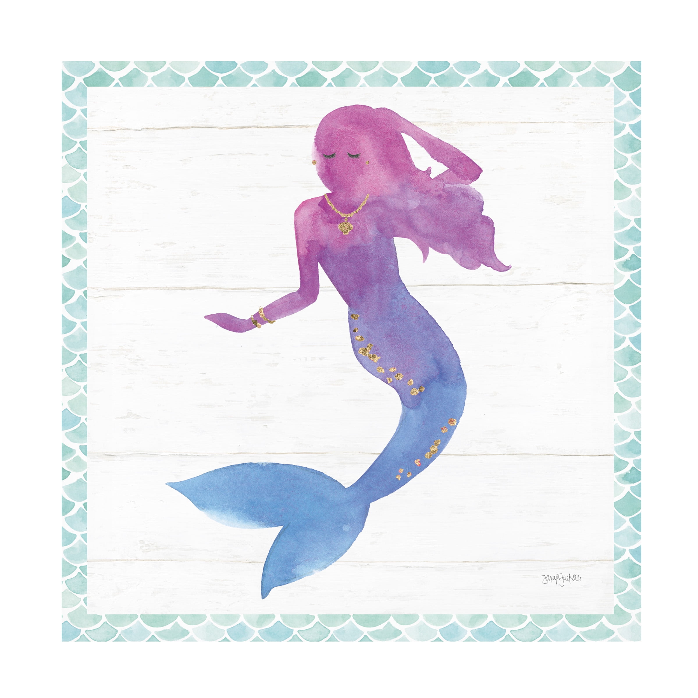 Jenaya Jackson 'Mermaid Friends III' Canvas Art