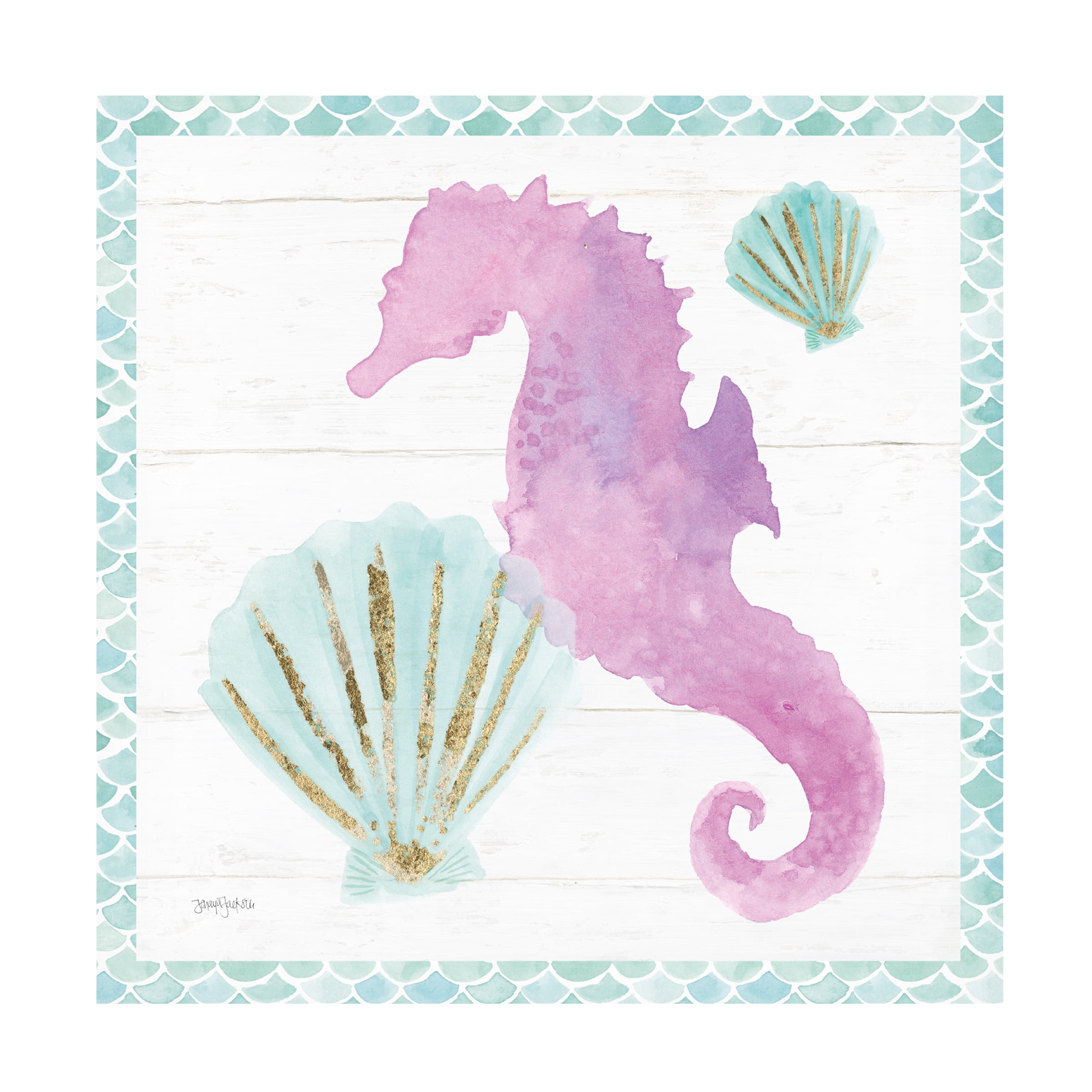 Jenaya Jackson 'Mermaid Friends VI' Canvas Art