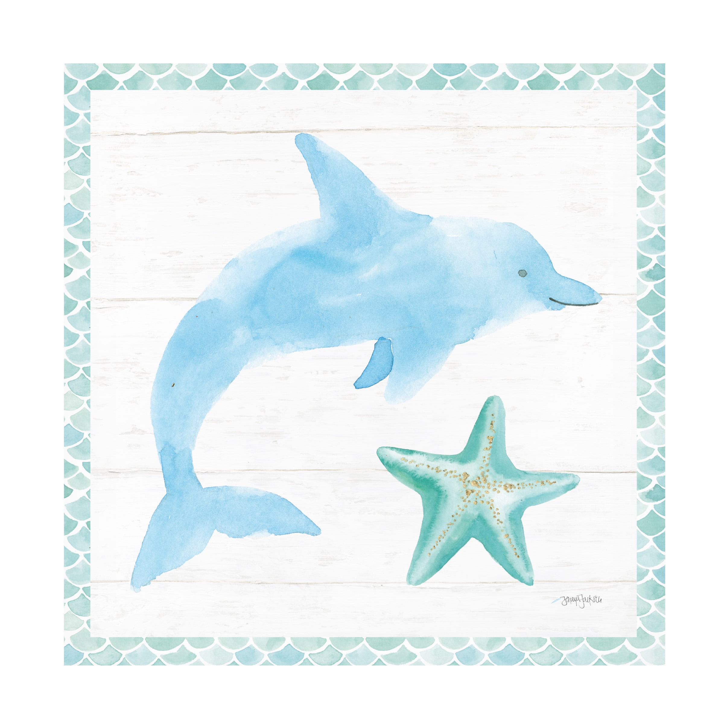 Jenaya Jackson 'Mermaid Friends VIII' Canvas Art