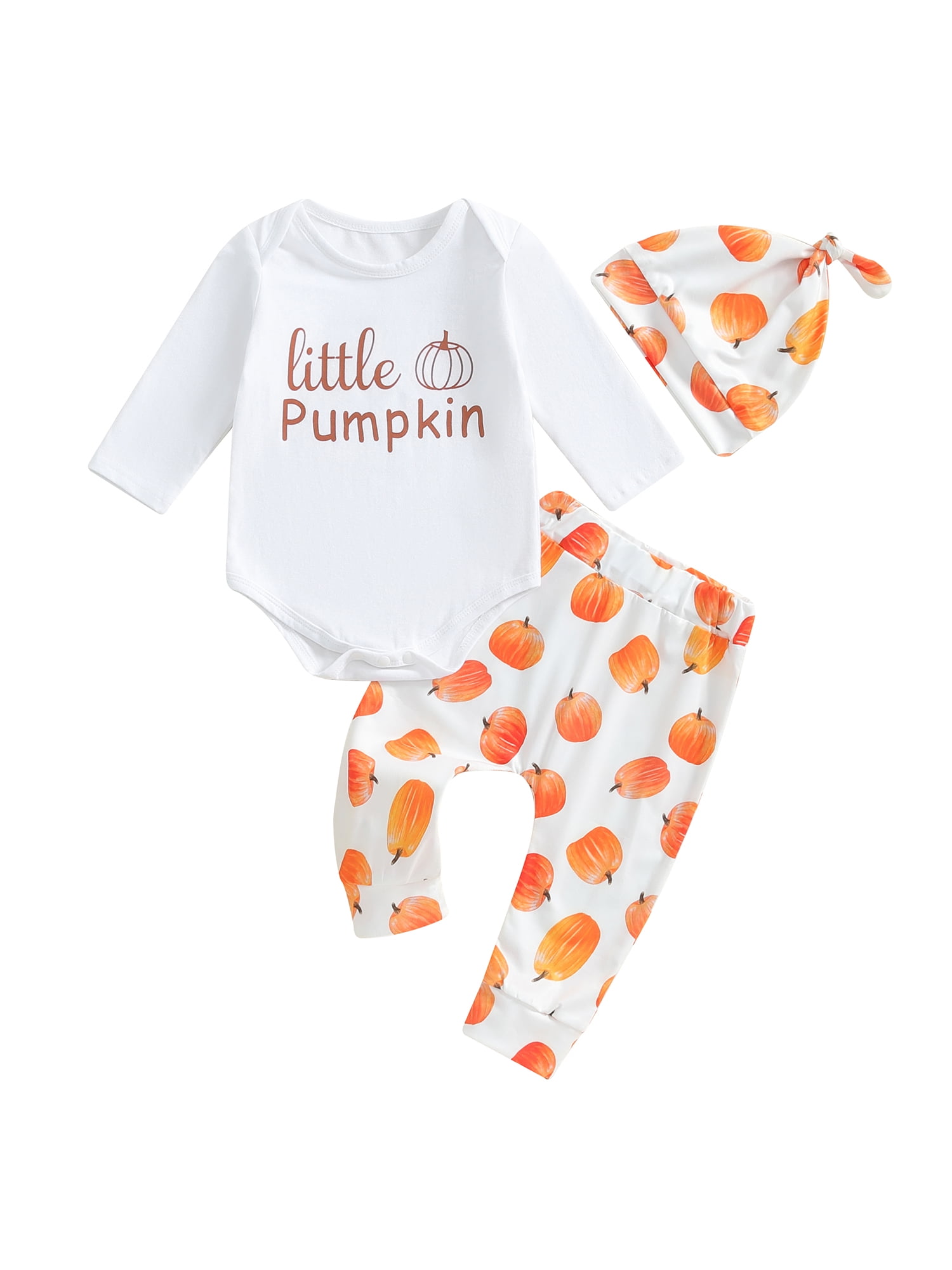 Jendukie Newborn Baby Boy Halloween Outfit Long Sleeve Letters Print
