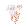 Jendukie Newborn Baby Boy Halloween Outfit Long Sleeve Letters Print