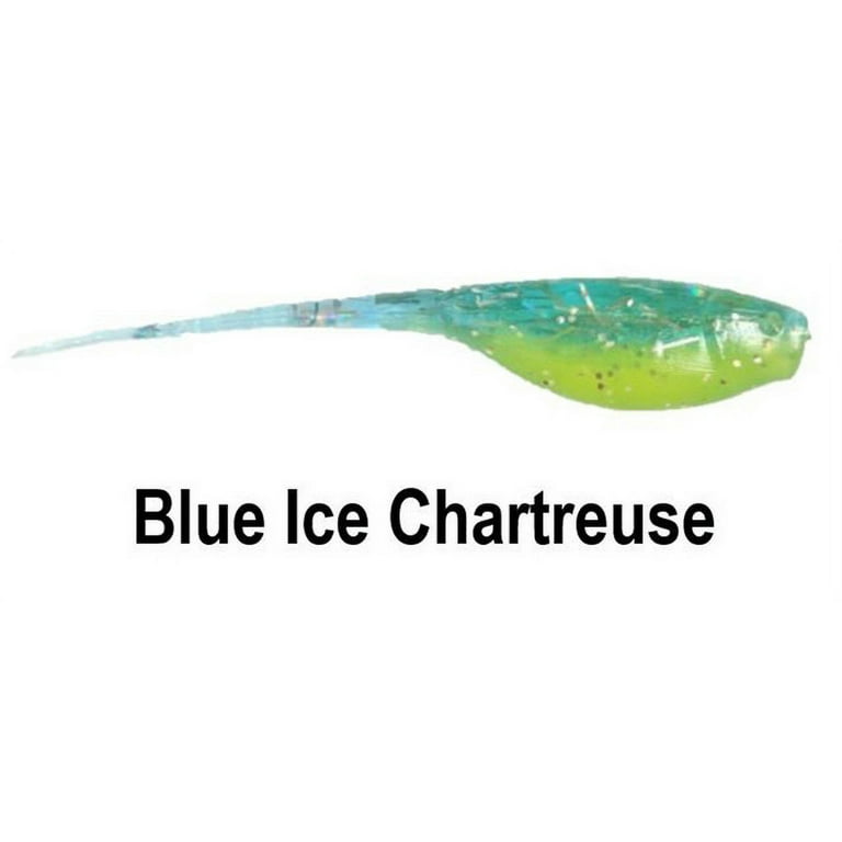 Jenko JBTFD3-BIC Big T Fry Daddy Blue Ice Charteruese 3 Fishing Lures (12  Pack)