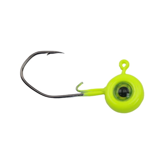 Jenko Slasher Crappie Jig Head, Chartreuse, 1/8 oz