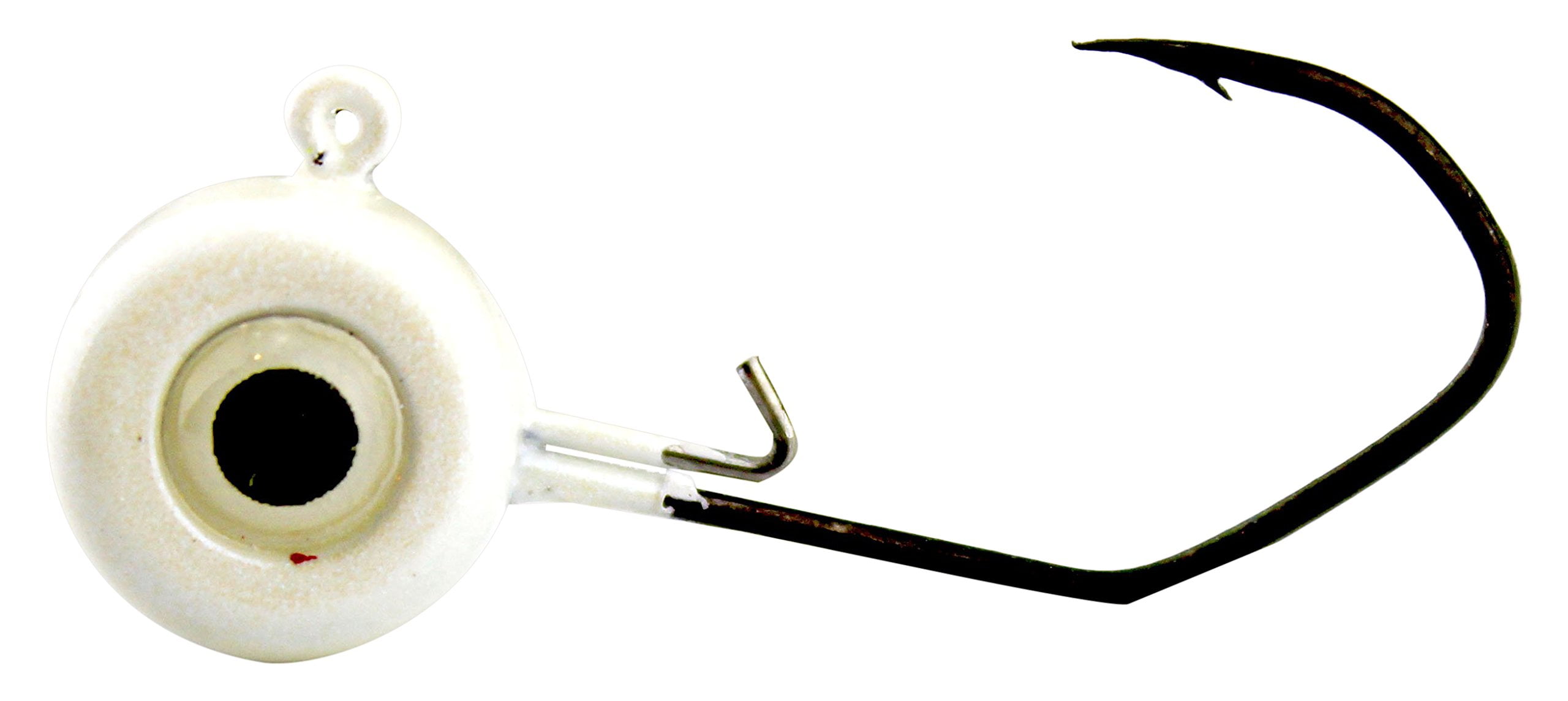 Jenko Slasher Crappie Jig Head, White, 1/4 oz