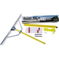 thumbnail image 1 of Jenlis Razer Rake Heavy Duty Collapsible Aluminum Pond & Lake Rake for Removal of Weeds, Leaves, & Floating Scum, Shoreline & Beach Landscaping Tool, 1 of 5