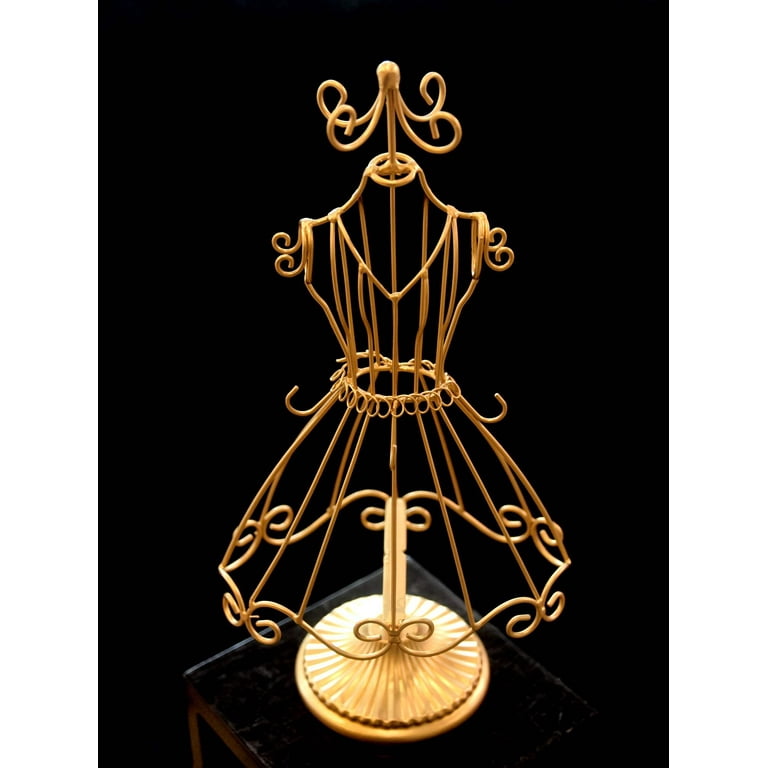 JenlyFavors 15 Inch Gold Decorative Wire Dress Form Mannequin Centerpieces  - Walmart.com