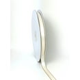 thumbnail image 1 of JenlyFavors 3/8" Double Face Satin Ribbon with Gold Edge Ivory 50 Yards, 1 of 7