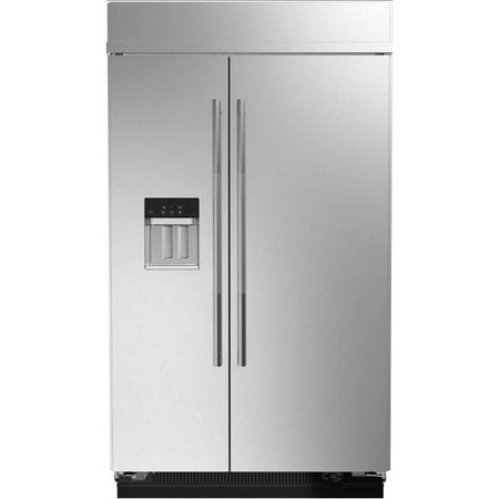 JennAir - 29.4 Cu. Ft. Side-by-Side Refrigerator with Water Dispenser - Stainless Steel