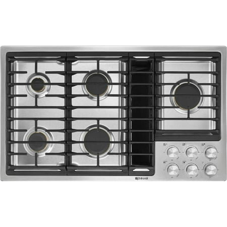 JennAir - 36" Gas Cooktop - Stainless Steel
