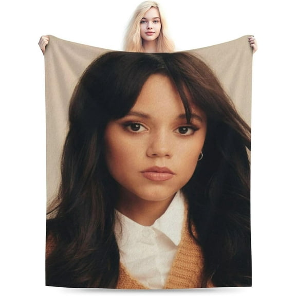Jenna Actors Ortega Blanket Throw Blanket Soft Microfiber Blankets for Living Room Couch Sofa Bedroom 50"x40"
