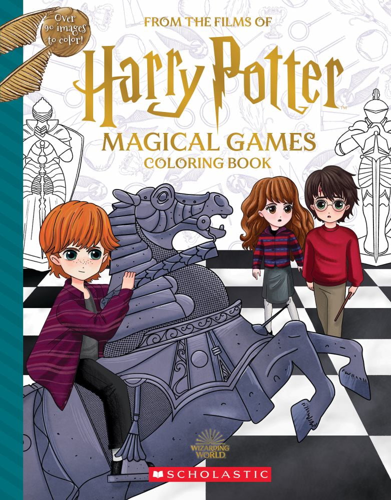 Jenna Ballard: Magical Games Coloring Book (Harry Potter), 96 pages (Paperback)