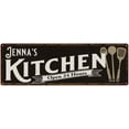 thumbnail image 1 of Jenna's Kitchen Sign Chic Wall Decor Gift Mom 6x18 106180014456, 1 of 1