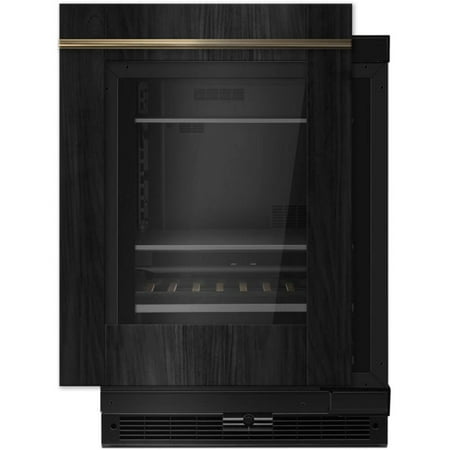 JennAir - 45-Bottle Built-In Dual Zone Wine Cooler - Custom Panel Ready