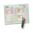 thumbnail image 1 of Jennakate Magnetic Mint Multiple Child Behavior Chore Chart- Daily Chore Checklist- Two Child Job Chart- 17" x 14"- Two Dry Erase Markers, 1 of 5