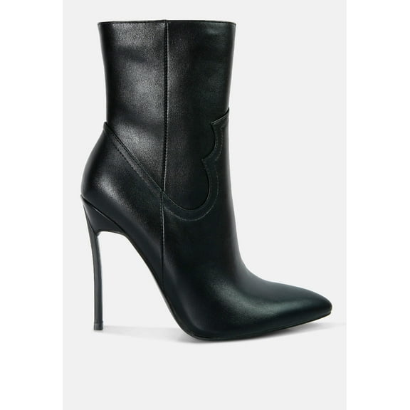 Jenner High Heel Cowboy Ankle Boots