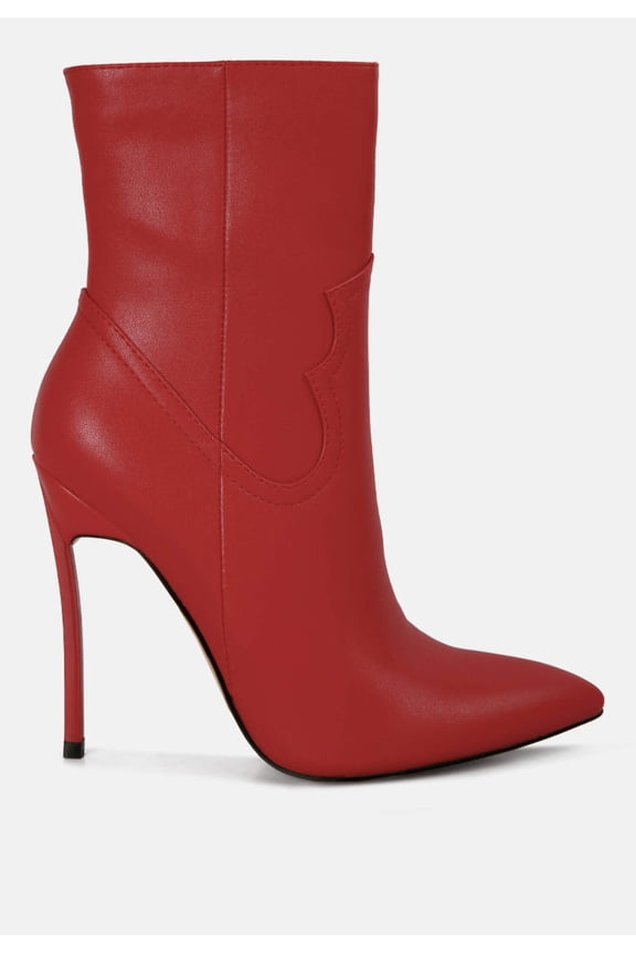 Jenner High Heel Cowboy Ankle Boots