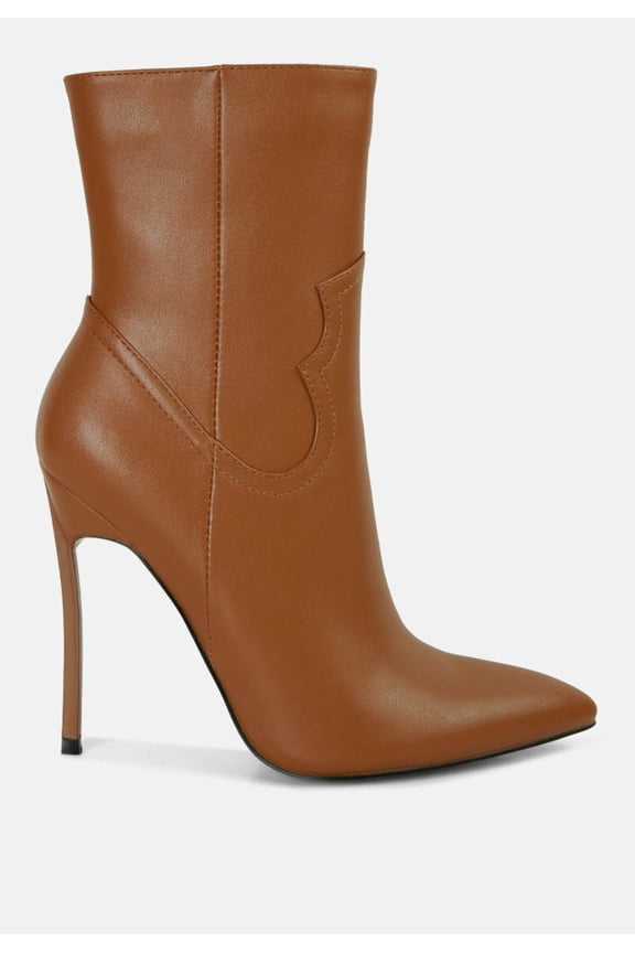 Jenner High Heel Cowboy Ankle Boots