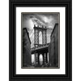 thumbnail image 1 of Jenney, Jessica 13x18 Black Ornate Wood Framed with Double Matting Museum Art Print Titled - Manhattan Bridge, 1 of 4