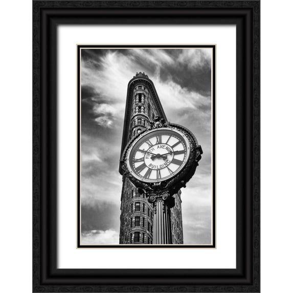 Jenney, Jessica 13x18 Black Ornate Wood Framed with Double Matting Museum Art Print Titled - Telltale Time