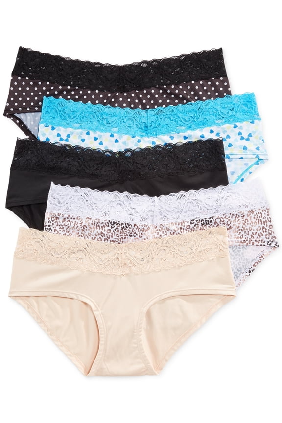 Womens Micro Wide Lace Hipster Size XS