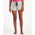 thumbnail image 1 of Jenni Cotton Printed Pajama Shorts, Gray, Small, 1 of 2