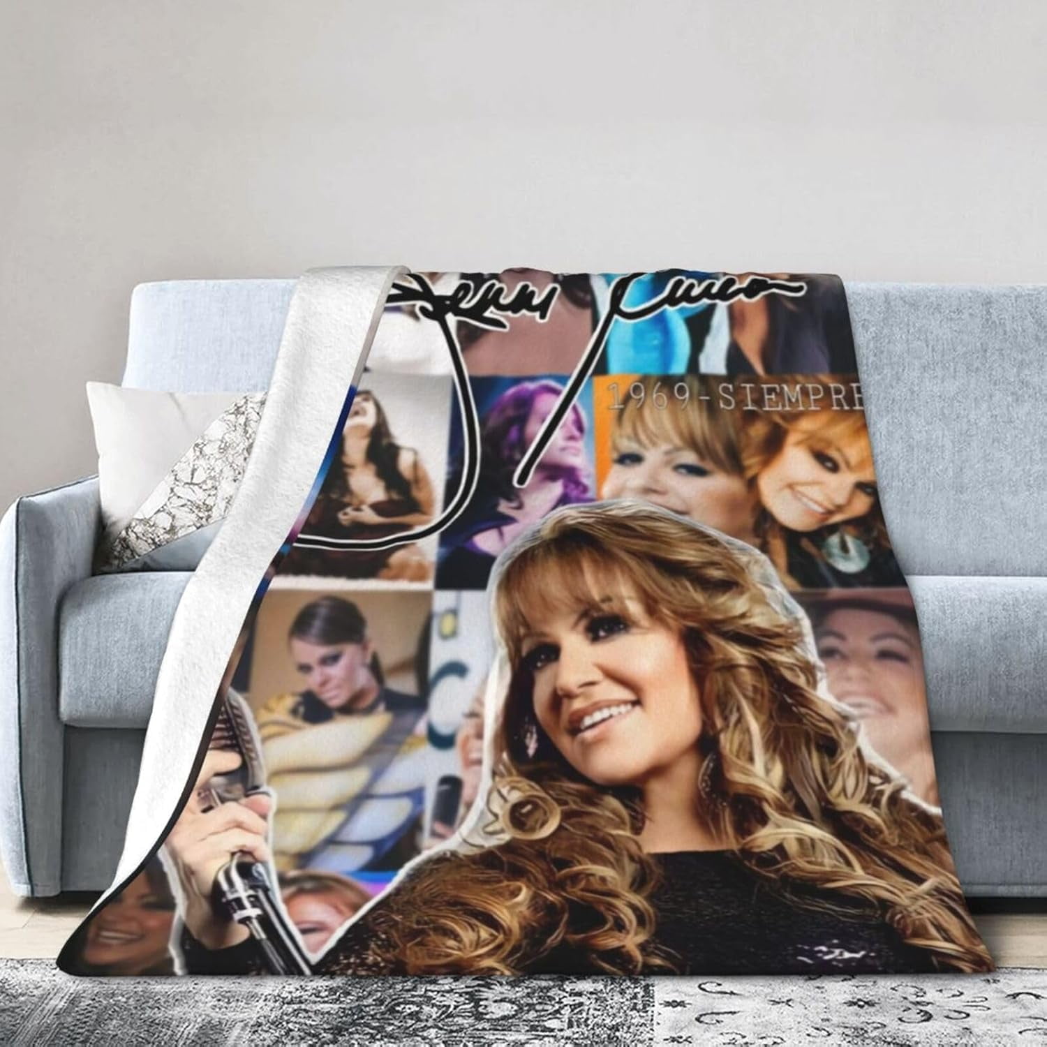 Billie Blanket Throw Air Conditioning Blanket Eilish Merch Album Covers Gift Soft Warm for Bed Sofa Home Decor Album Covers 60 x80 Walmart