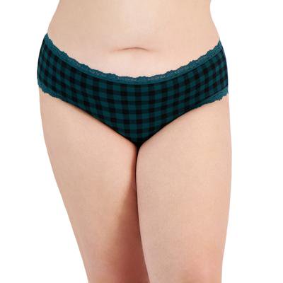 Jenni Plus Size Lace-Trim Hipster Underwear, Created for Macy's - Buffalo