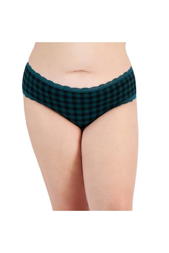 Plus Size Lace-Trim Hipster Underwear, Created for Macy's - Buffalo