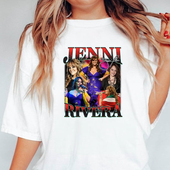 Jenni Rivera La Diva de la Banda Regional Mexican Music Star Unisex T-Shirt, up to 5XL