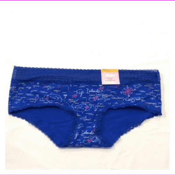Jenni Women's Lace-Trim Hipster Underwear Panties S/Fiji Island