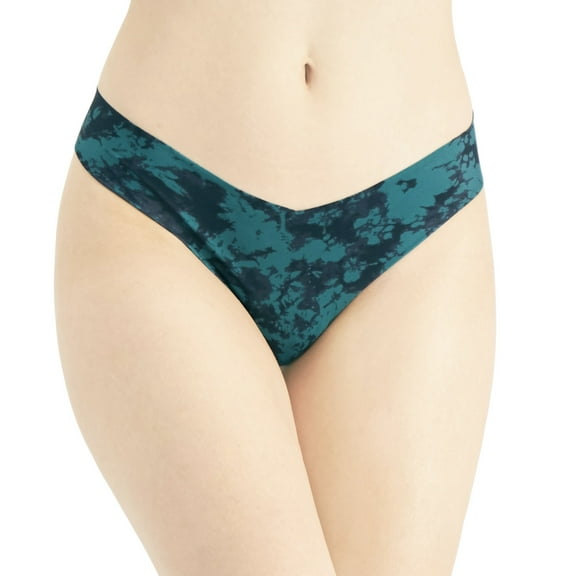 Jenni Women's No-Show Thong Underwear Tiedye Size XXL