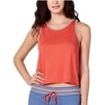 thumbnail image 1 of Jenni Women's Plus Comfy Sleepwear PJ Sleep Tank, Cayenne Orange, 3X - NEW, 1 of 2